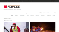 Desktop Screenshot of hofcon.nl